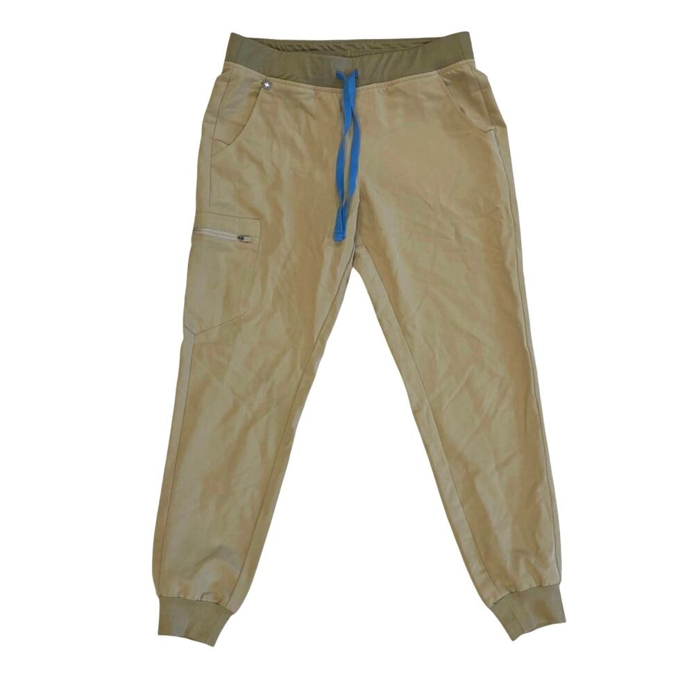 Figs Zamora Jogger Scrub Pant in Sandstone Khaki Size M